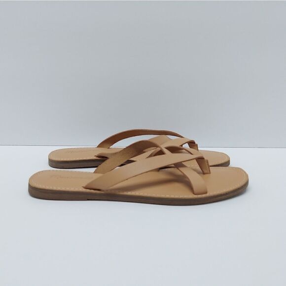 Madewell The Boardwalk Thong Sandal in Leather Size 9 - Picture 3 of 7